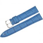 Каишка за часовник Azzuro Delux AZD18271, Кожена, Синя, 18мм Изображение 1