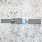 Силиконова каишка за часовник SN1280, Сива, 12мм