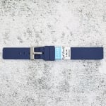 Силиконова каишка за часовник SN1470, Синя, 14мм