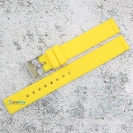 Силиконова каишка за часовник SN1482, Жълта, 14мм