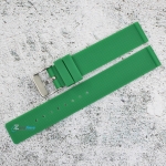 Силиконова каишка за часовник SN16196, Зелена, 16мм