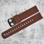 Силиконова каишка за часовник SN18130, Кафява, 18мм