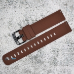 Силиконова каишка за часовник SN18130, Кафява, 18мм