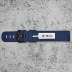 Силиконова каишка за часовник SN18170, Синя, 18мм