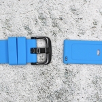 Силиконова каишка за часовник SN18176, Синя, 18мм