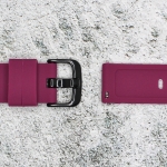 Силиконова каишка за часовник SN18177, Лилава, 18мм