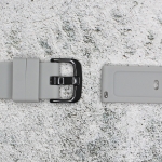 Силиконова каишка за часовник SN18181, Сива, 18мм