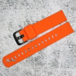 Силиконова каишка за часовник SN18185, Оранжева, 18мм