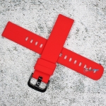 Силиконова каишка за часовник SN18190, Червена, 18мм
