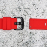 Силиконова каишка за часовник SN18190, Червена, 18мм