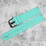 Силиконова каишка за часовник SN18196, Тюркоаз, 18мм