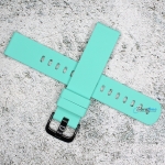 Силиконова каишка за часовник SN18196, Тюркоаз, 18мм