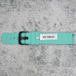 Силиконова каишка за часовник SN18196, Тюркоаз, 18мм