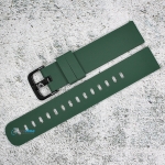Силиконова каишка за часовник SN18197, Зелена, 18мм