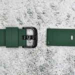 Силиконова каишка за часовник SN18197, Зелена, 18мм