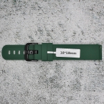 Силиконова каишка за часовник SN18197, Зелена, 18мм