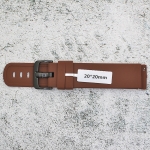 Силиконова каишка за часовник SN20130, Кафява, 20мм