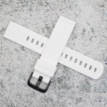 Силиконова каишка за часовник SN20160, Бяла, 20мм