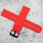 Силиконова каишка за часовник SN20190, Червена, 20мм