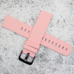 Силиконова каишка за часовник SN20194, Розова, 20мм
