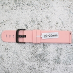 Силиконова каишка за часовник SN20194, Розова, 20мм