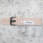 Силиконова каишка за часовник SN20195, Телесен цвят, 20мм