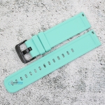 Силиконова каишка за часовник SN20196, Тюркоаз, 20мм