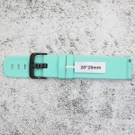 Силиконова каишка за часовник SN20196, Тюркоаз, 20мм