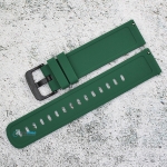 Силиконова каишка за часовник SN20197, Зелена, 20мм