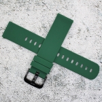 Силиконова каишка за часовник SN20197, Зелена, 20мм