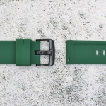 Силиконова каишка за часовник SN20197, Зелена, 20мм