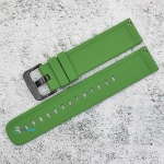 Силиконова каишка за часовник SN20198, Зелена, 20мм