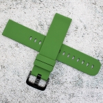 Силиконова каишка за часовник SN20198, Зелена, 20мм