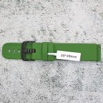 Силиконова каишка за часовник SN20198, Зелена, 20мм