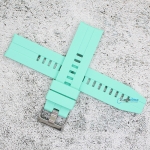 Силиконова каишка за часовник SN2096, Тюркоаз, 20мм