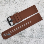 Силиконова каишка за часовник SN22130, Кафява, 22мм