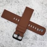 Силиконова каишка за часовник SN22130, Кафява, 22мм