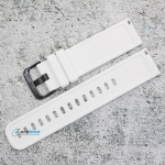 Силиконова каишка за часовник SN22160, Бяла, 22мм
