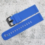 Силиконова каишка за часовник SN22175, Синя, 22мм