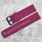 Силиконова каишка за часовник SN22177, Лилава, 22мм