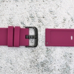 Силиконова каишка за часовник SN22177, Лилава, 22мм