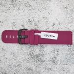 Силиконова каишка за часовник SN22177, Лилава, 22мм