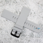 Силиконова каишка за часовник SN22181, Сива, 22мм