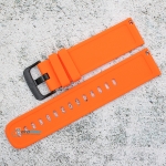 Силиконова каишка за часовник SN22185, Оранжева, 22мм