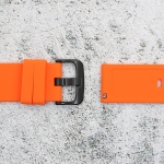 Силиконова каишка за часовник SN22185, Оранжева, 22мм