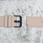 Силиконова каишка за часовник SN22195, Телесен цвят, 22мм