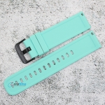 Силиконова каишка за часовник SN22196, Тюркоаз, 22мм