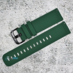 Силиконова каишка за часовник SN22197, Зелена, 22мм