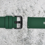 Силиконова каишка за часовник SN22197, Зелена, 22мм