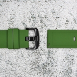 Силиконова каишка за часовник SN22198, Зелена, 22мм